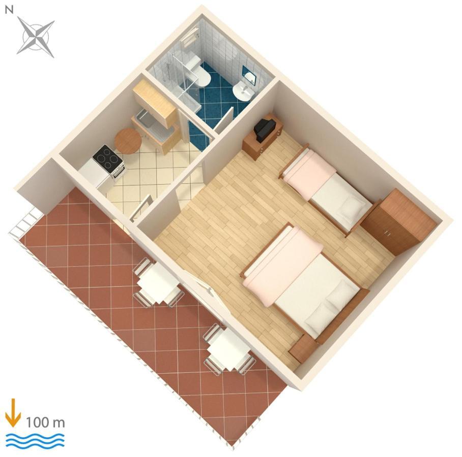 Apartments By The Sea Podaca, Makarska - 6874 Zewnętrze zdjęcie