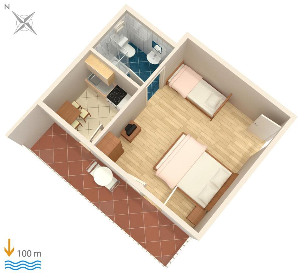 Apartments By The Sea Podaca, Makarska - 6874 Zewnętrze zdjęcie